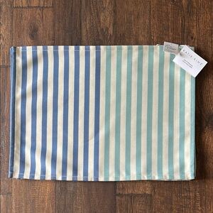 NWT Katie Kime Striped Aqua/Blue Placemats (set of 4)